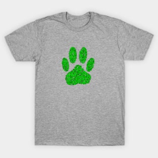 Foliage Dog Paw T-Shirt